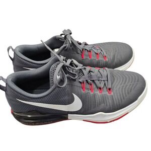 Nike Air Zoom Structure 20 Sz 12 Black Red Running Shoes Athletic Athleisure